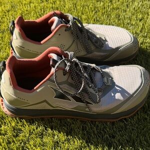 Altra Men's Athletic Shoes - Green with burnt orange trim